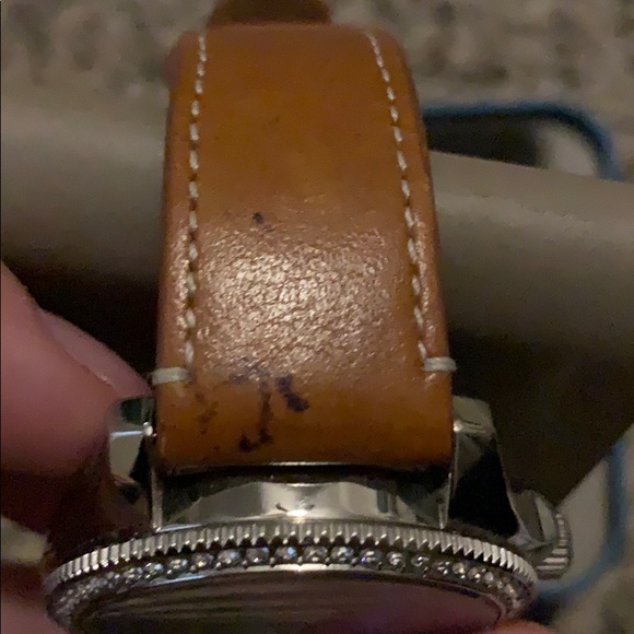 SILVER/BLUE FOSSIL WATCH - Picture 3 of 3